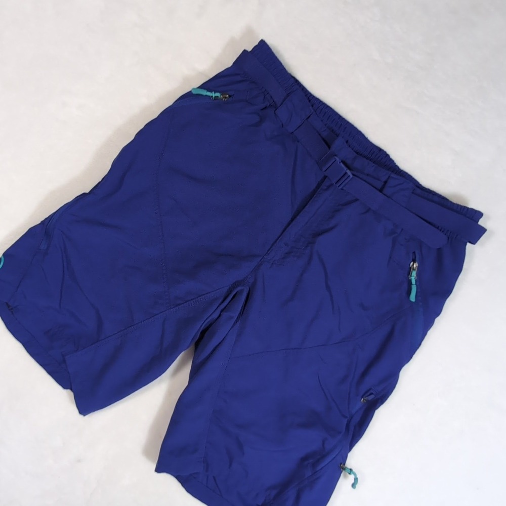Endura Hummvee Short II Women XL Cycling Mountain Biking Cargo Blue No Liner